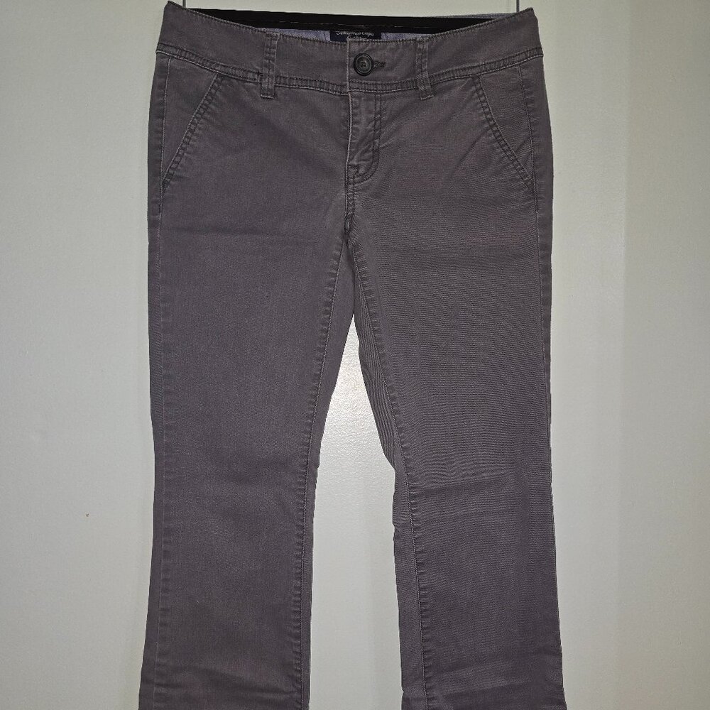 American Eagle Stretch Chinos in Gray, Size 2 Regular, 2012, Style 2076 #4 - Picture 2 of 10